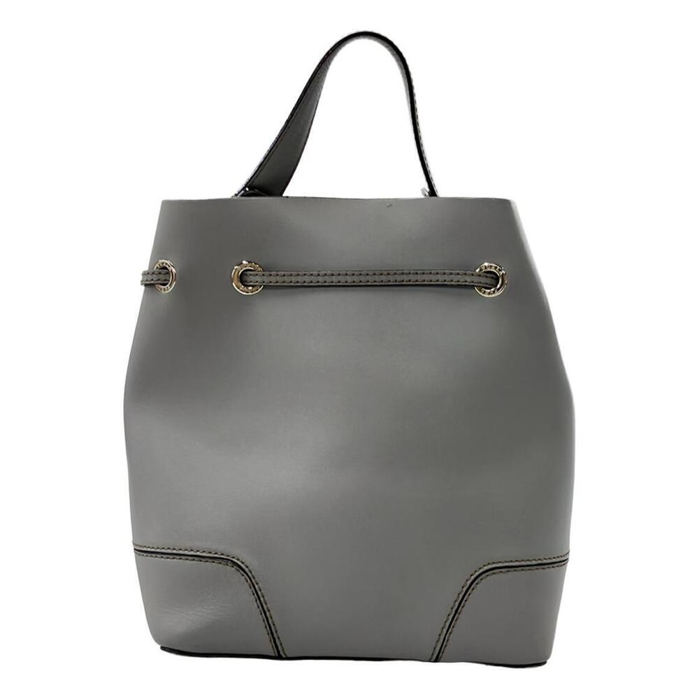 Furla Bag Drawstring Blue Crossbody Bucket Shoulder